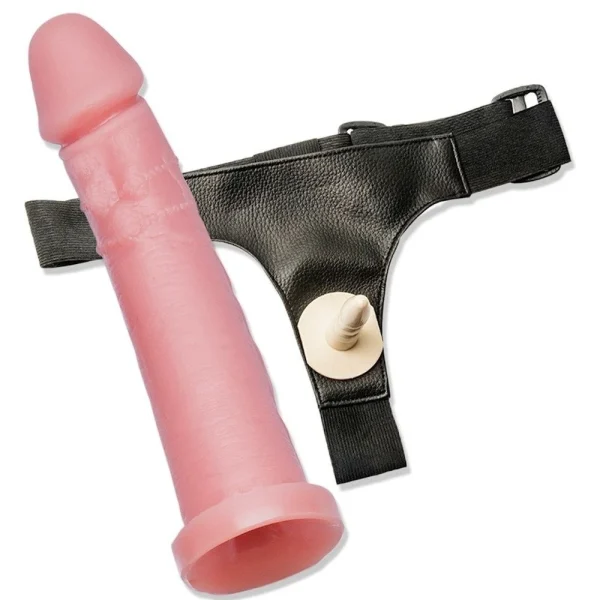 Dildo macizo 19 X 4 Cm + Arnés.