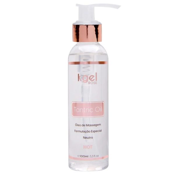 Aceite Tantric HOT Masajes Sensuales No mancha Neutro
