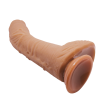 Dildo curvo macizo con ventosa 28 x 5 cm