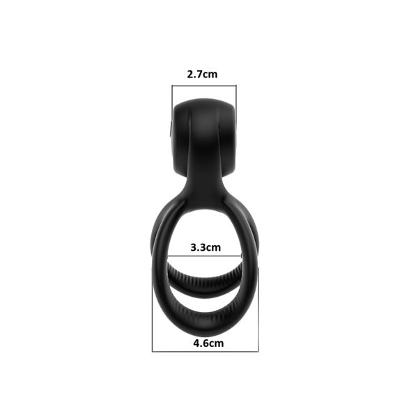 Naughty Ring Anillo Peniano Vibrador Doble