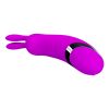 Conejito estimulador de clítoris, 12 funciones, recargable USB.