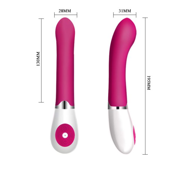 Vibrador Curvo con 30 modos de vibración.