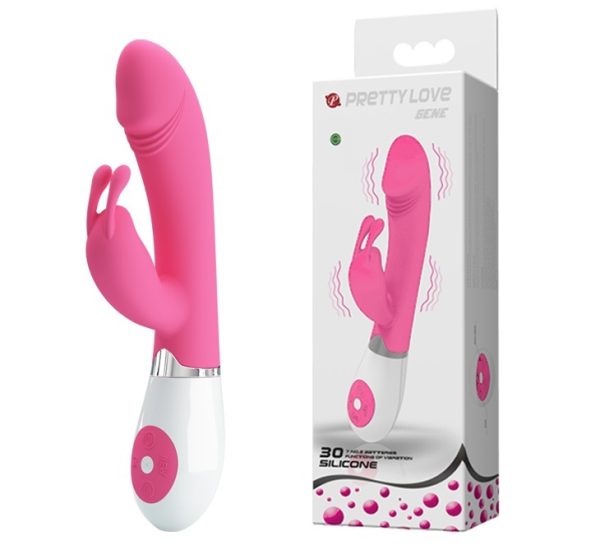 Vibrador Con Conejito, Doble Estimulación. 30 Funciones.