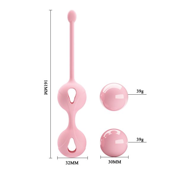 Bolas de Kegel para fortalecimiento de suelo pélvico.