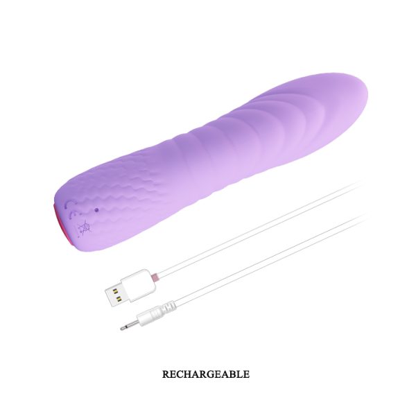 Vibrador Super Potente, 12 Modos, Recargable USB.
