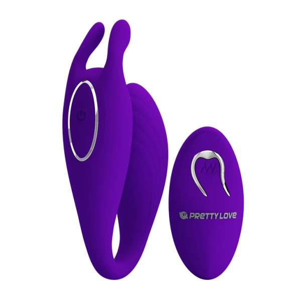 Vibrador para parejas, doble estimulación, 12 modos, Usb.