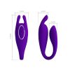 Vibrador para parejas, doble estimulación, 12 modos, Usb.