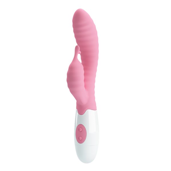 Vibrador Rabbit Texturizado, Punto G y Clítoris. 30 Funciones.