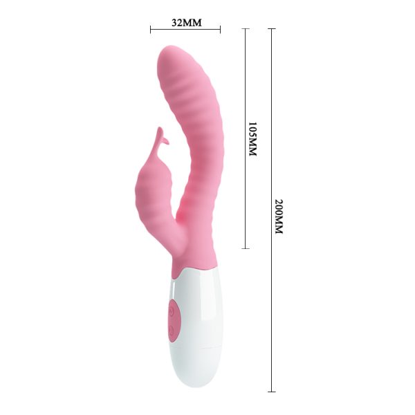 Vibrador Rabbit Texturizado, Punto G y Clítoris. 30 Funciones.