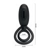 Anillo DOBLE para el pene con vibrador, Estimula Clítoris.