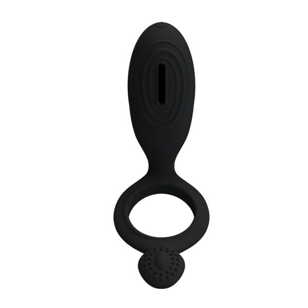 Anillo para el pene con vibrador. Estimula clítoris.