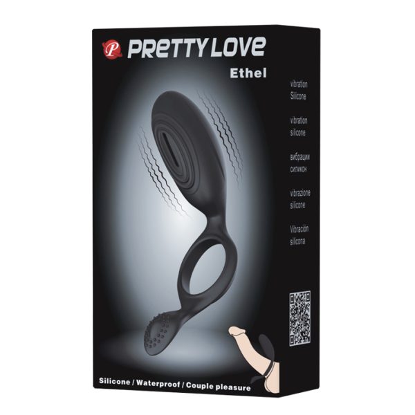 Anillo para el pene con vibrador. Estimula clítoris.