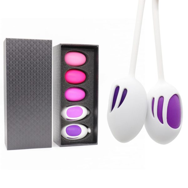 Bolas Kegel kit con 5 pesos y 2 soportes