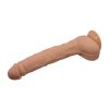 Dildo realista con vibrador y ventosa 28 x 4,2 cm