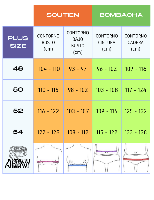 Conjunto Strap Negro Plus Size