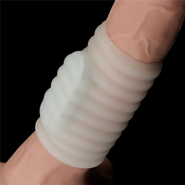 Media funda Peniana Vibrating Spiral Knights Ring