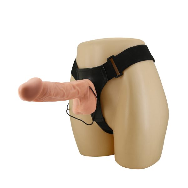 Arnés Strap On Gigante 26cm, con vibrador