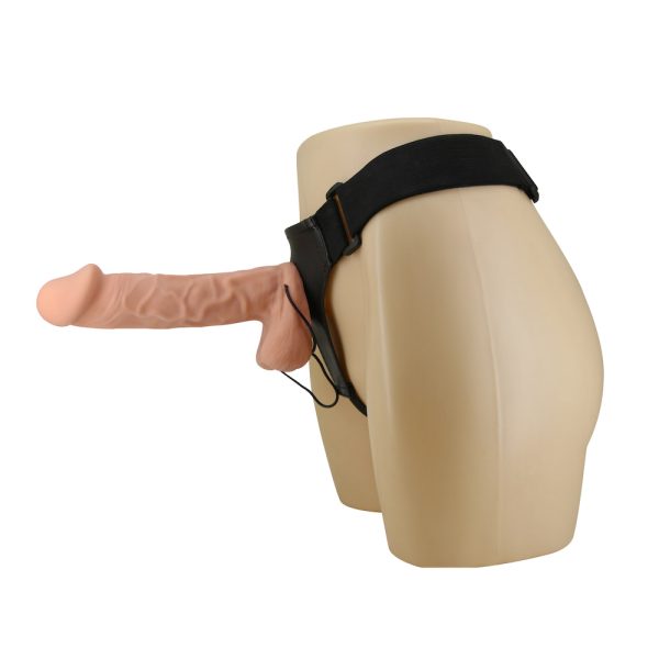 Arnés Strap On Gigante 26cm, con vibrador