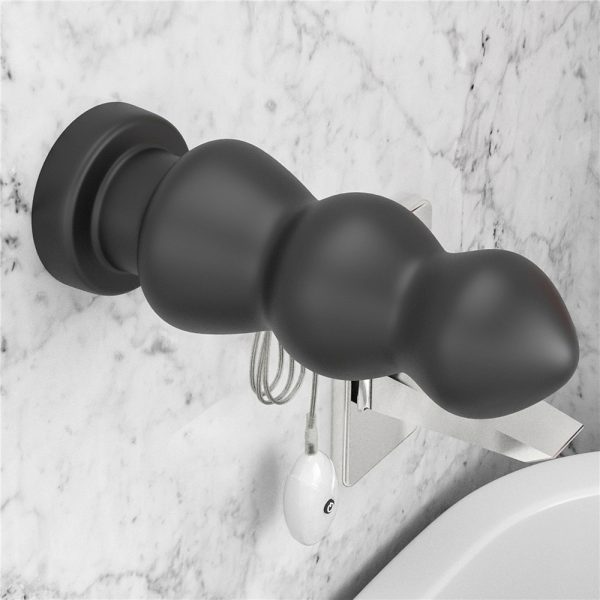 Plug Anal Escalonado con Vibrador y Ventosa 20 X 7cm