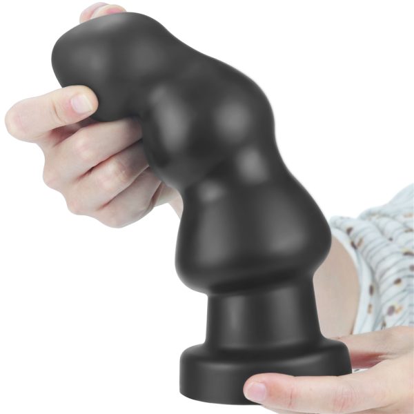 Plug Anal Escalonado con Vibrador y Ventosa 20 X 7cm