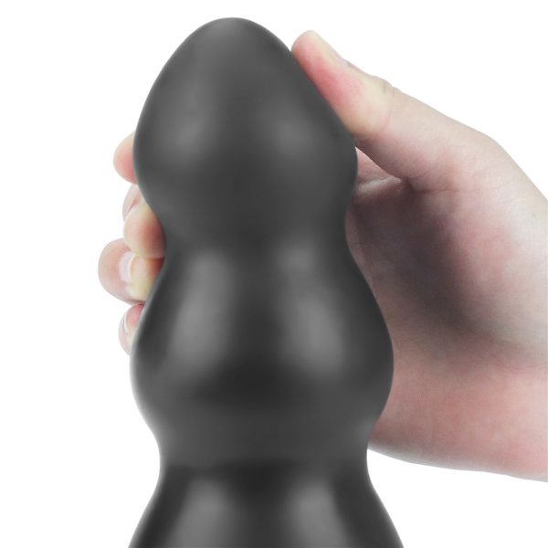 Plug Anal Escalonado con Vibrador y Ventosa 20 X 7cm