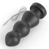 Plug Anal Escalonado con Vibrador y Ventosa 20 X 7cm
