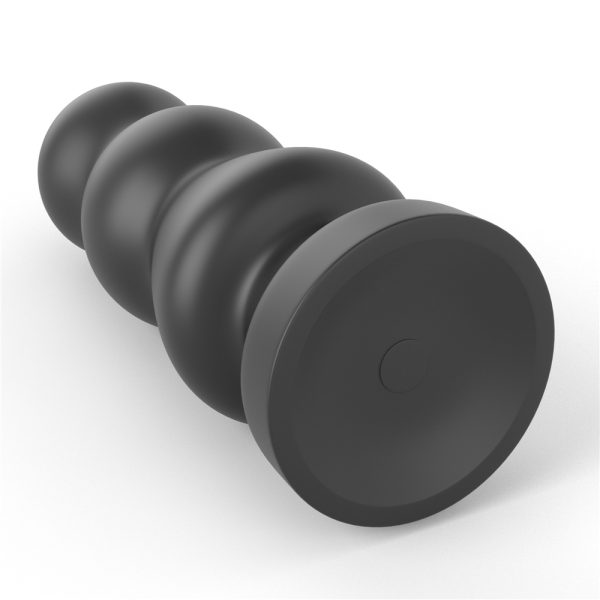 Plug Anal Escalonado con Vibrador y Ventosa 20 X 7cm