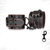 Esposas BDSM Ajustables con Hebillas y Cadena Bondage Fetish