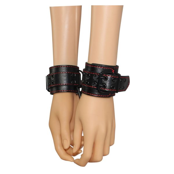 Esposas BDSM Ajustables con Hebillas y Cadena Bondage Fetish