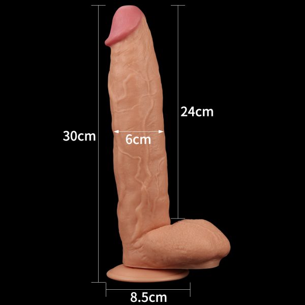 KING-SIZED Dildo Realista 30 x 6 cm