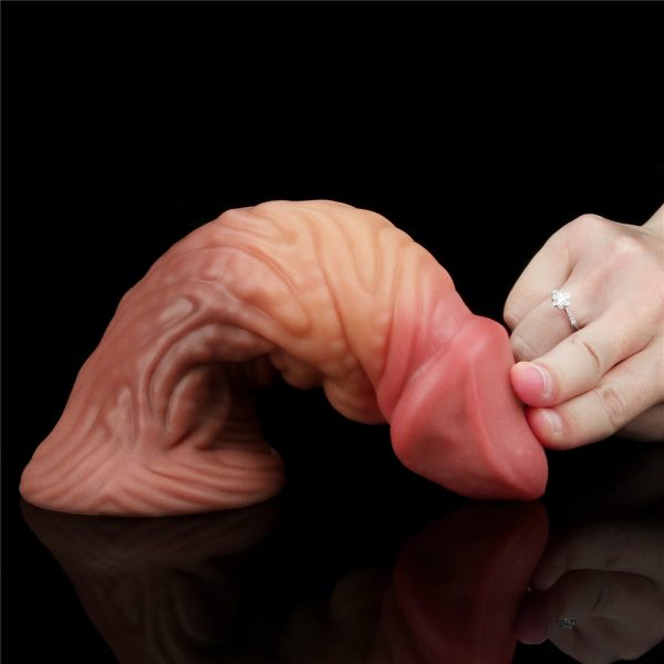 Dildo Plug Doble Densidad NATURE COCK 18x5.5cm