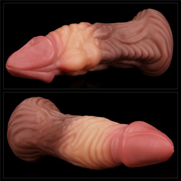 Dildo Plug Doble Densidad NATURE COCK 18x5.5cm