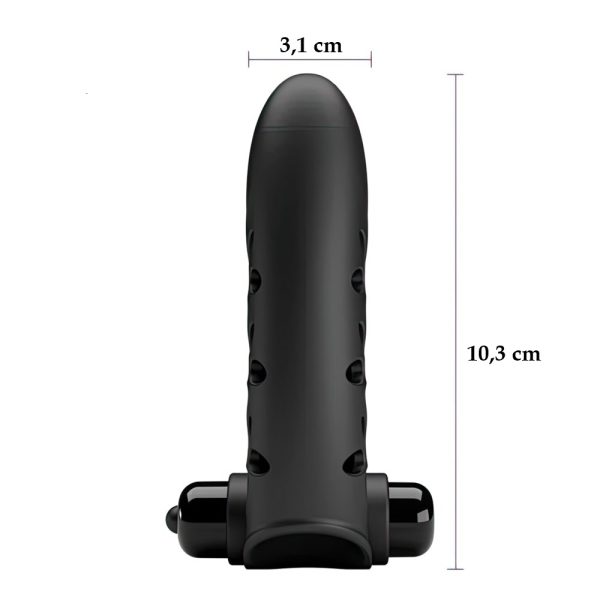 Funda para Dedo con Vibrador Punto G y Clítoris