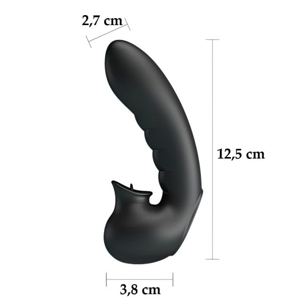 Funda para Dedo con Vibrador y Estimulador de Clítoris