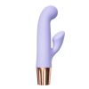 Mini Vibrador "Happy" con estimulador de clítoris Recargable