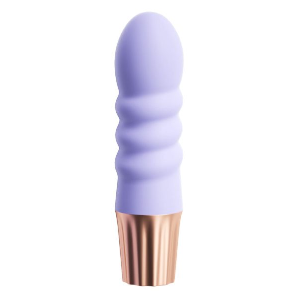 Mini Vibrador "Happy" Ondulado Recargable