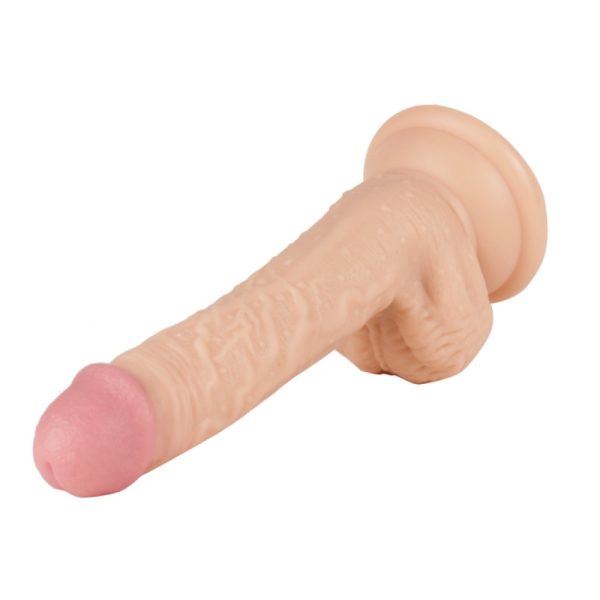Dildo Super Suave y Flexible con Ventosa 18 cm