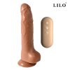 Consolador Vibrador Rotativo con control remoto, recargable USB