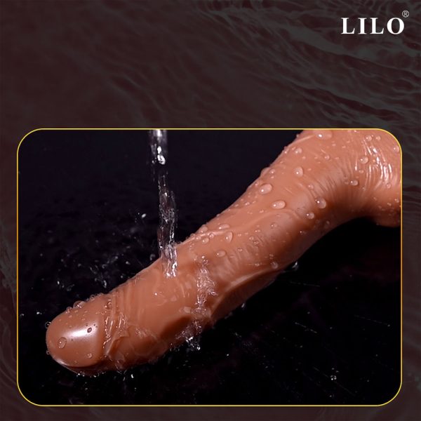 Consolador Vibrador Rotativo con control remoto, recargable USB