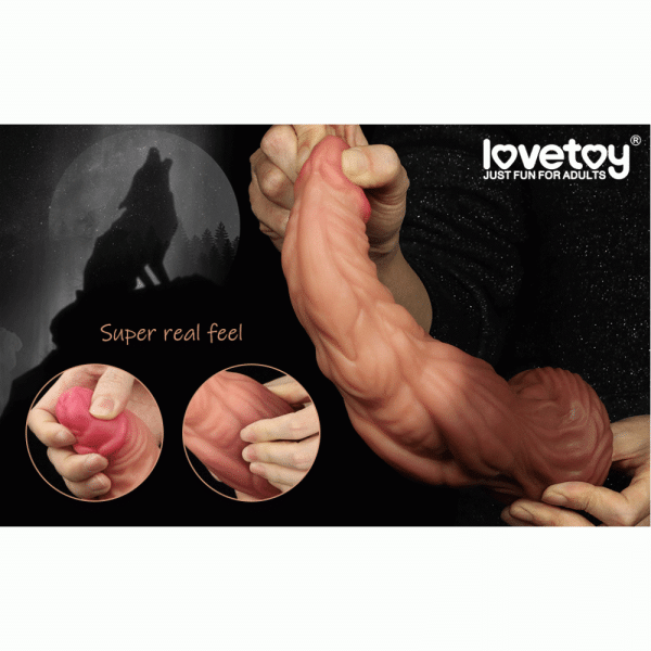 Consolador Dildo Doble Densidad 24,5 cm WOLF