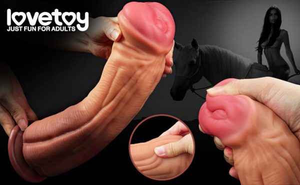 Consolador Dildo Doble Densidad 30 x 7,5 cm