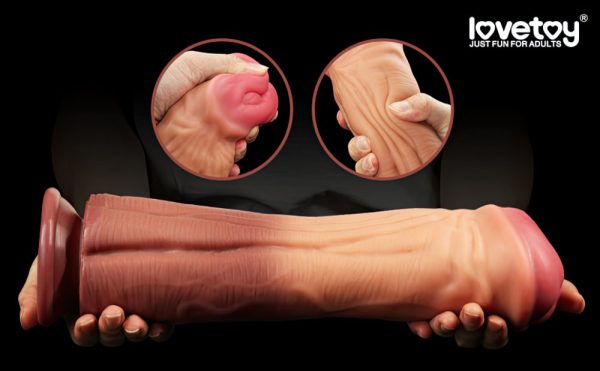 Consolador Dildo Doble Densidad 30 x 7,5 cm