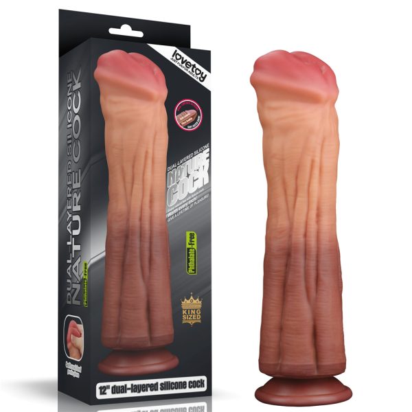 Consolador Dildo Doble Densidad 30 x 7,5 cm