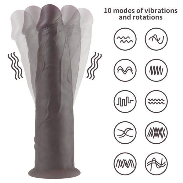 Dildo Nature Cock Recargable con Rotación y Vibracion