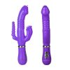 Vibrador Triple Estimulación Vaginal, Clitorial y Anal
