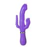 Vibrador Triple Estimulación Vaginal, Clitorial y Anal