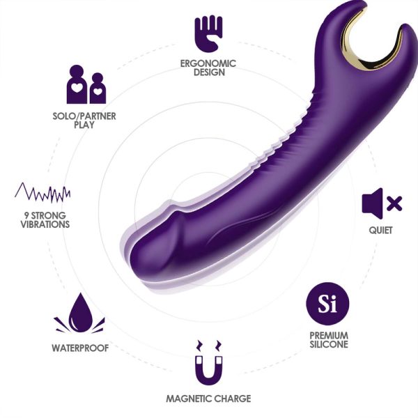 Vibrador Punto G con Rotación