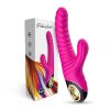 Vibrador Doble Estimulación Texturizado Recargable 9 Modos