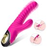 Vibrador Doble Estimulación Texturizado Recargable 9 Modos