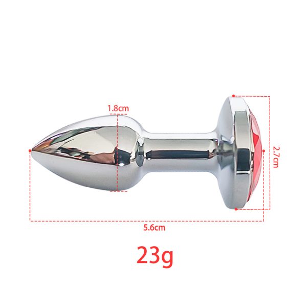Plug Anal Metálico con strass MINI